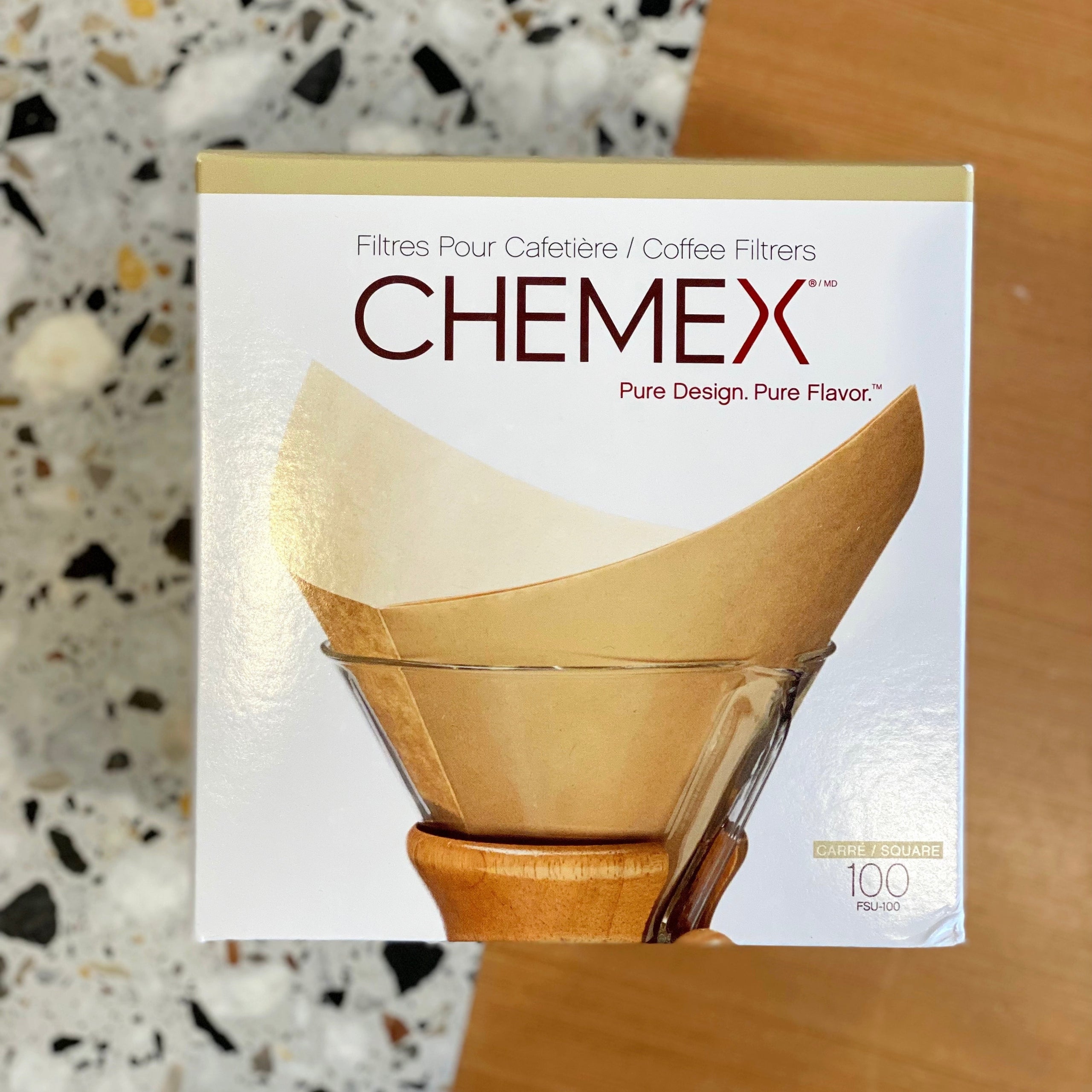 Chemex unbleached outlet coffee filters